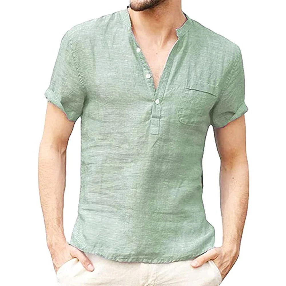 Luchtig Linnen Poloshirt Heren - Felix