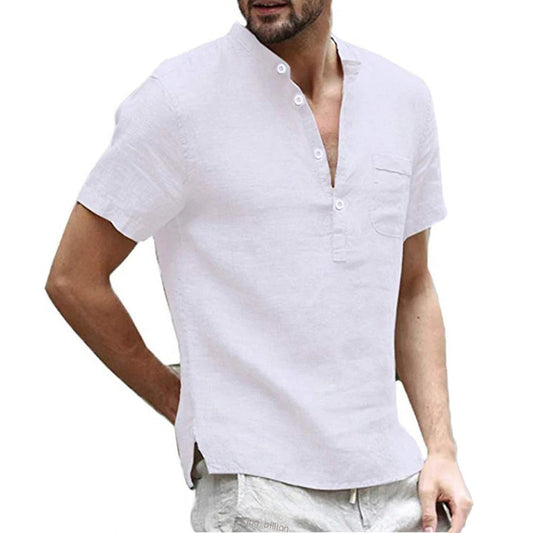 Luchtig Linnen Poloshirt Heren - Felix
