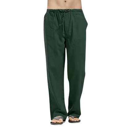Luchtige Linnen Herenbroek Oversized Comfort Fit