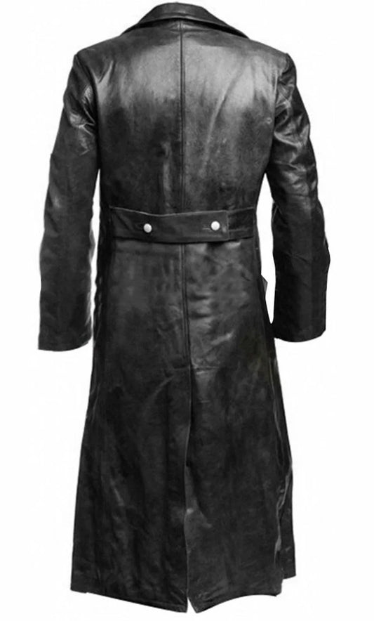 Lugh - Stijlvolle Leren Trenchcoat voor Mannen