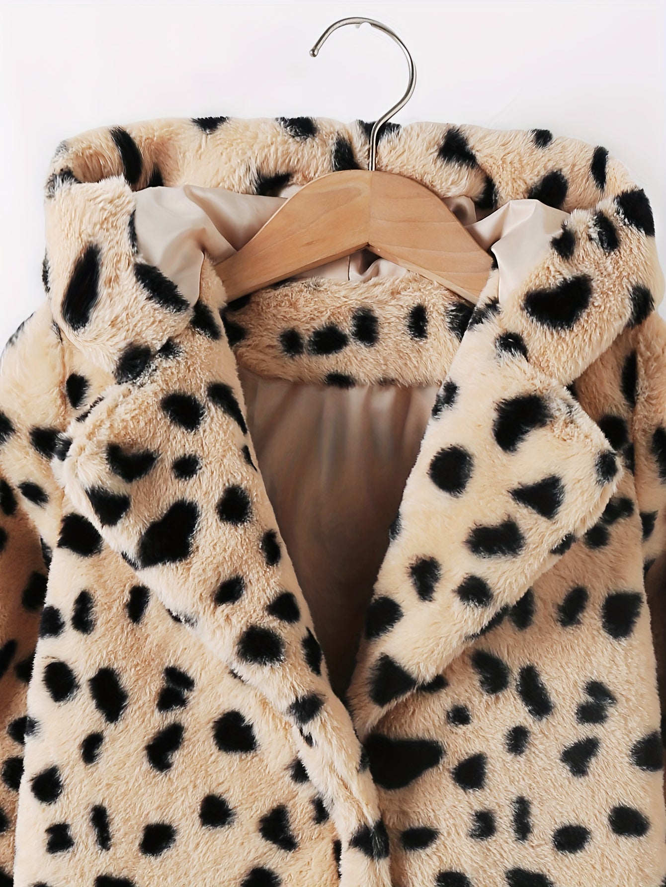 Luipaardprint Meisjes Fleece Jas - Warm en Stijlvol