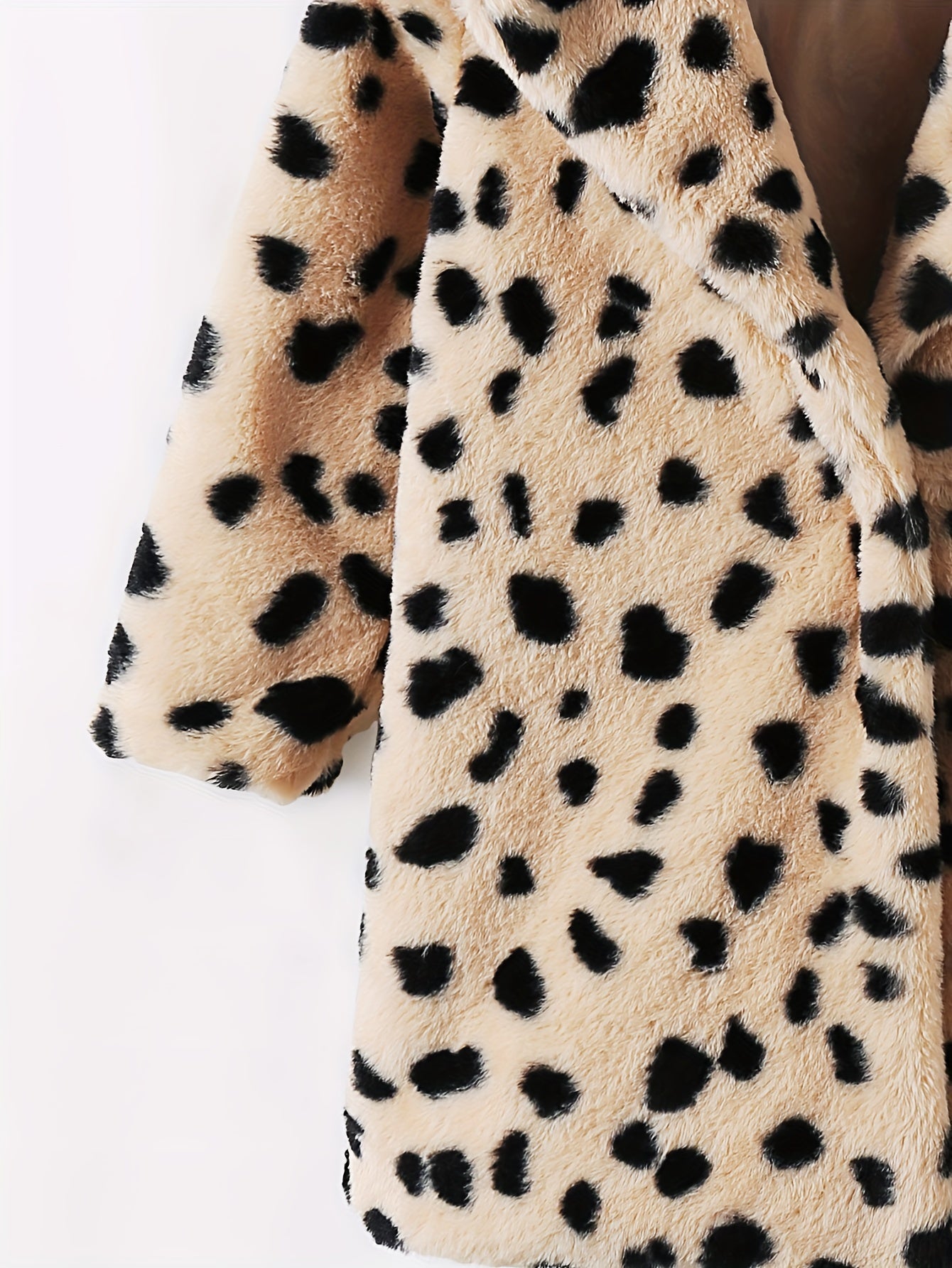 Luipaardprint Meisjes Fleece Jas - Warm en Stijlvol