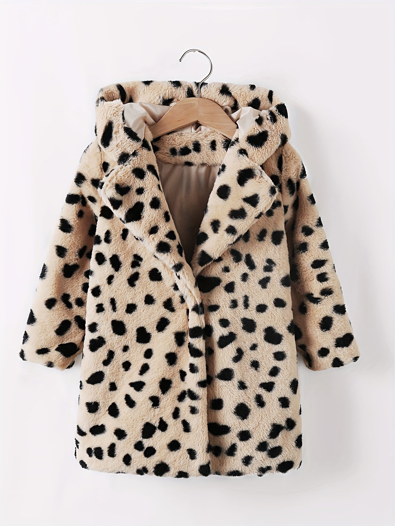 Luipaardprint Meisjes Fleece Jas - Warm en Stijlvol