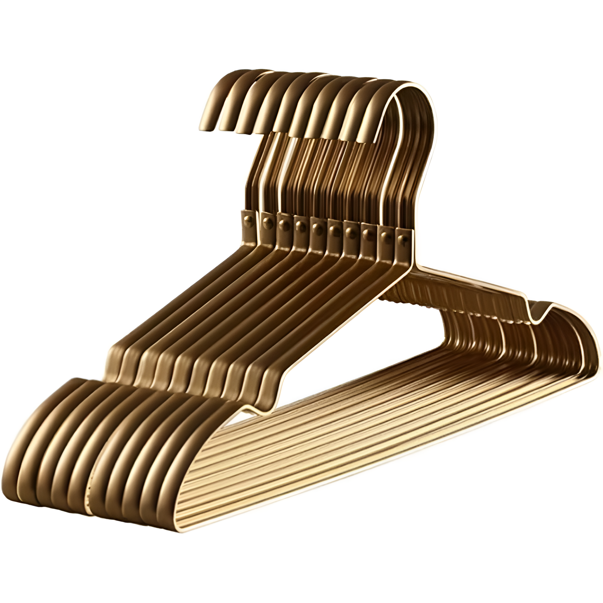 Luxe Aluminium Antislip Kledinghangers Set