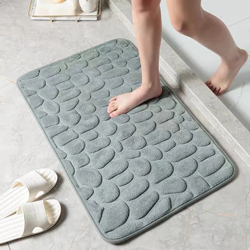 Luxe Antislip Badmat met Kiezelstructuur