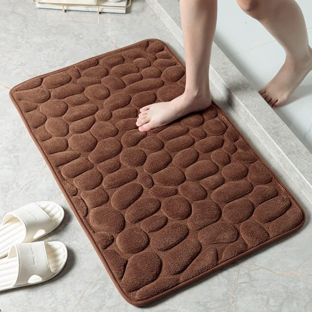 Luxe Antislip Badmat met Kiezelstructuur