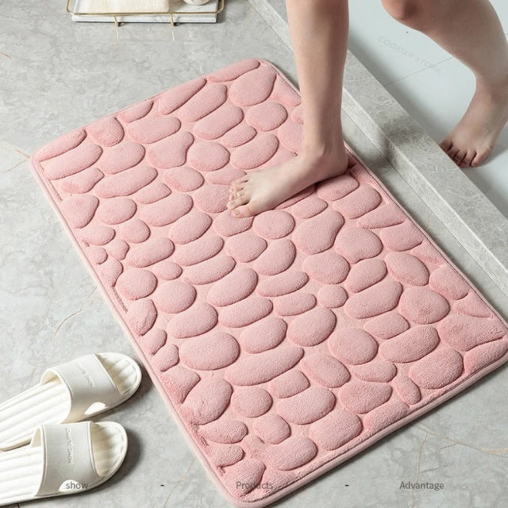 Luxe Antislip Badmat met Kiezelstructuur