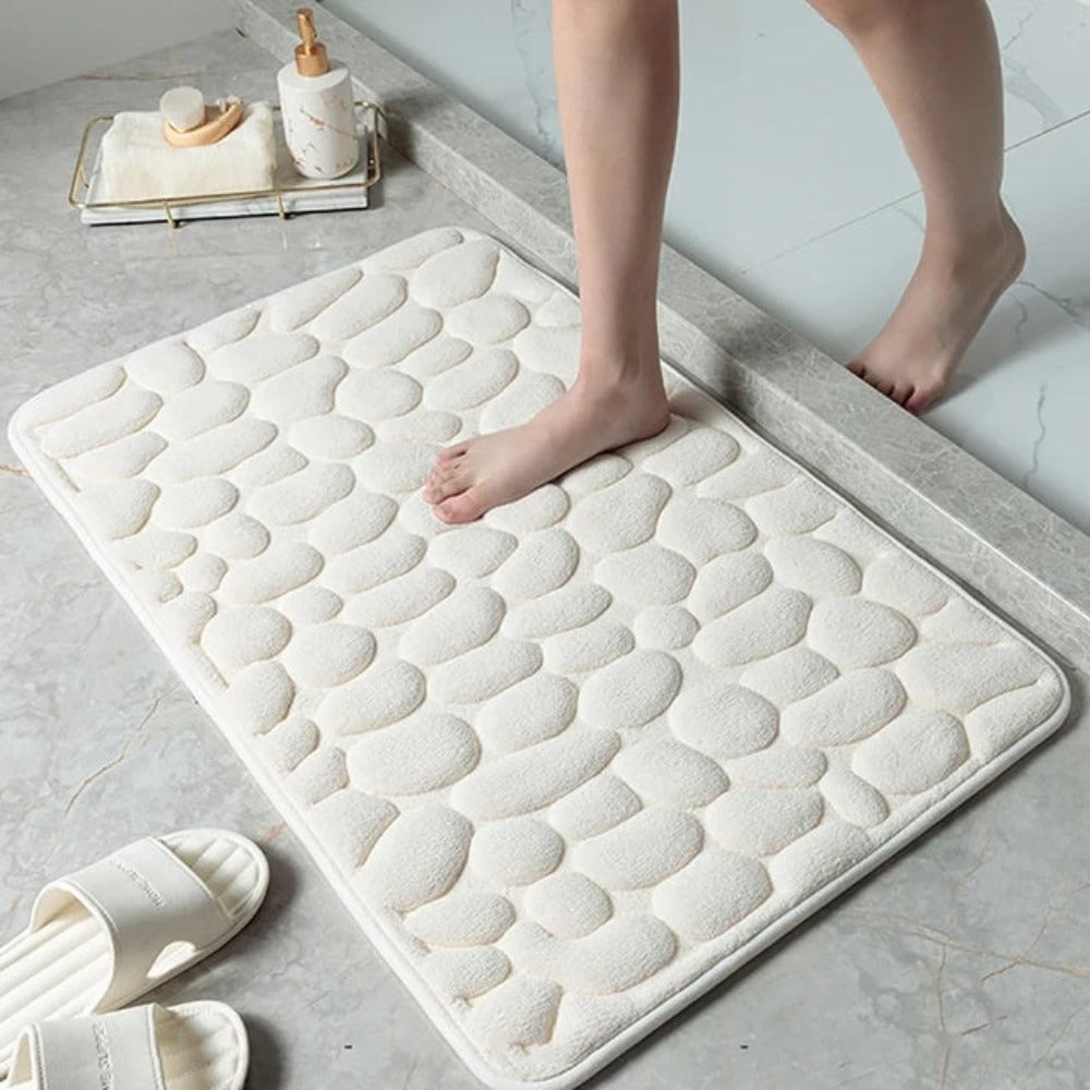 Luxe Antislip Badmat met Kiezelstructuur