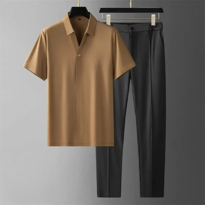 Luxe Grayson Polo en Pantalon Set Heren