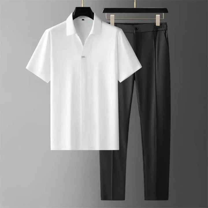 Luxe Grayson Polo en Pantalon Set Heren