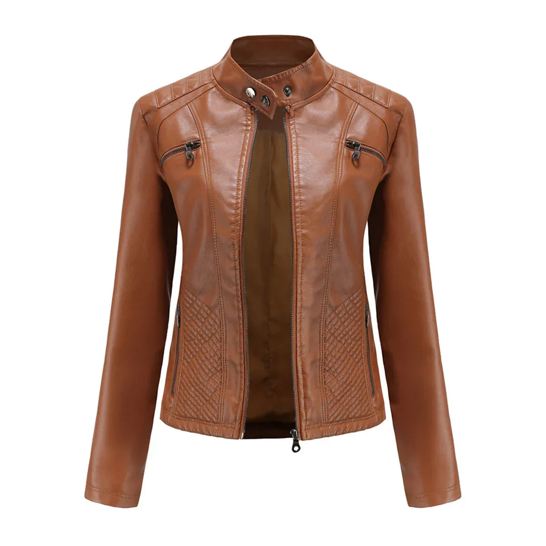 Luxe Leren Damesjas met Tijdloos Design