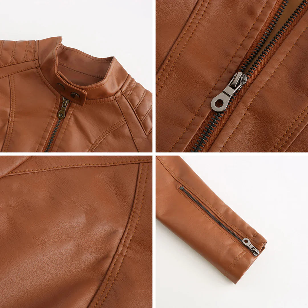 Luxe Leren Damesjas met Tijdloos Design
