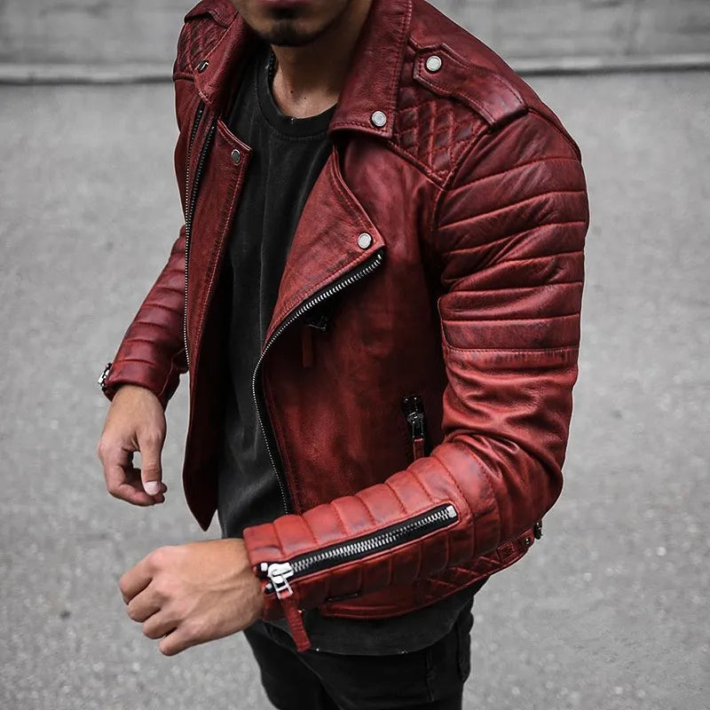 Luxe Leren Herenjas Marcus Stijlvol Design