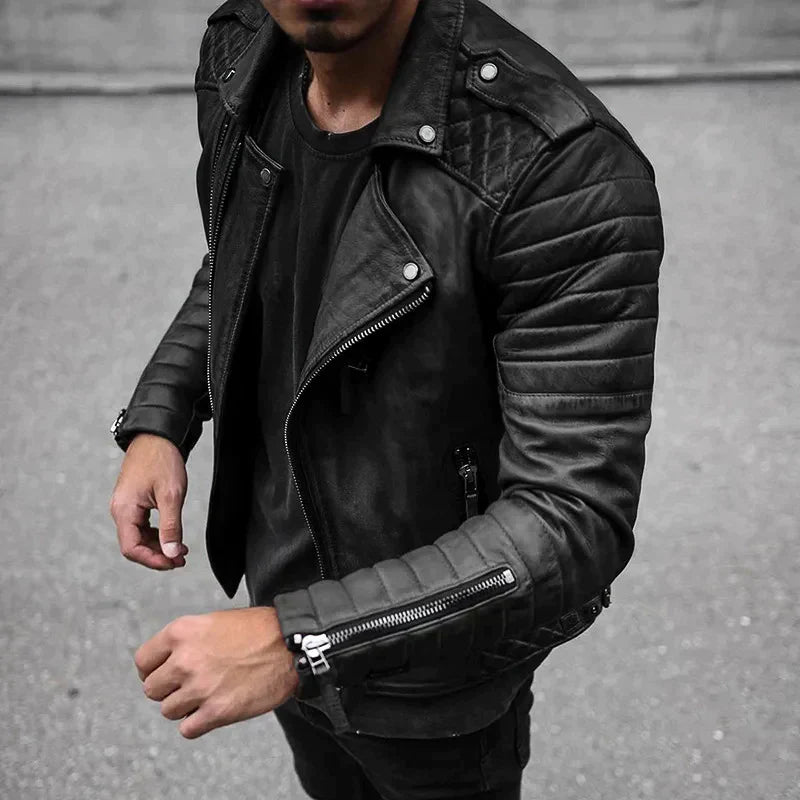 Luxe Leren Herenjas Marcus Stijlvol Design