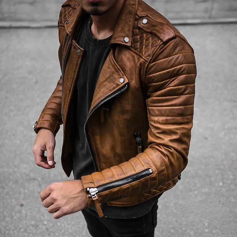 Luxe Leren Herenjas Marcus Stijlvol Design