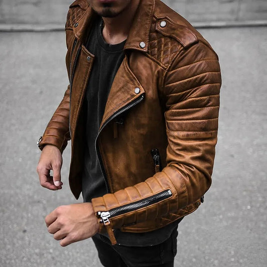 Luxe Leren Herenjas Marcus Stijlvol Design