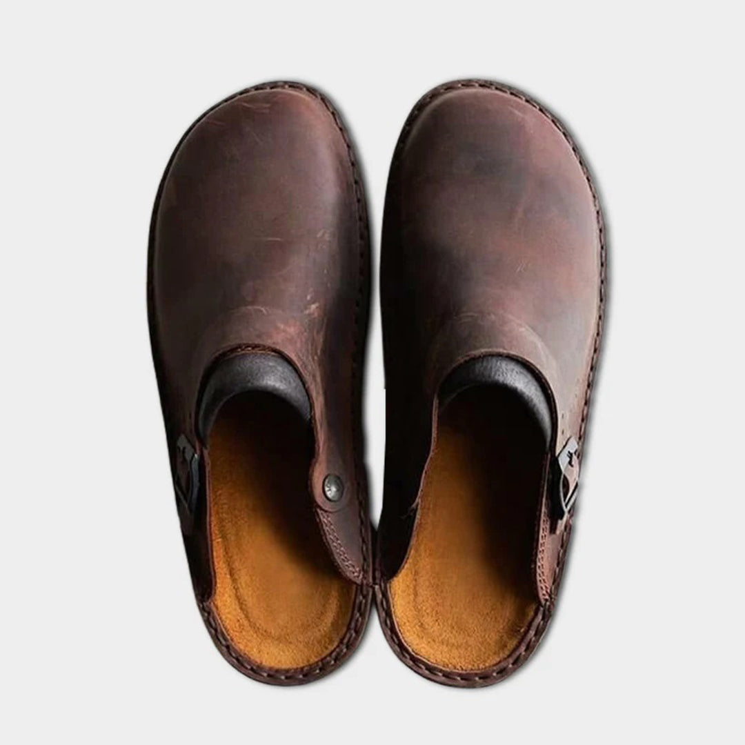 Luxe Leren Herenpantoffels Mico