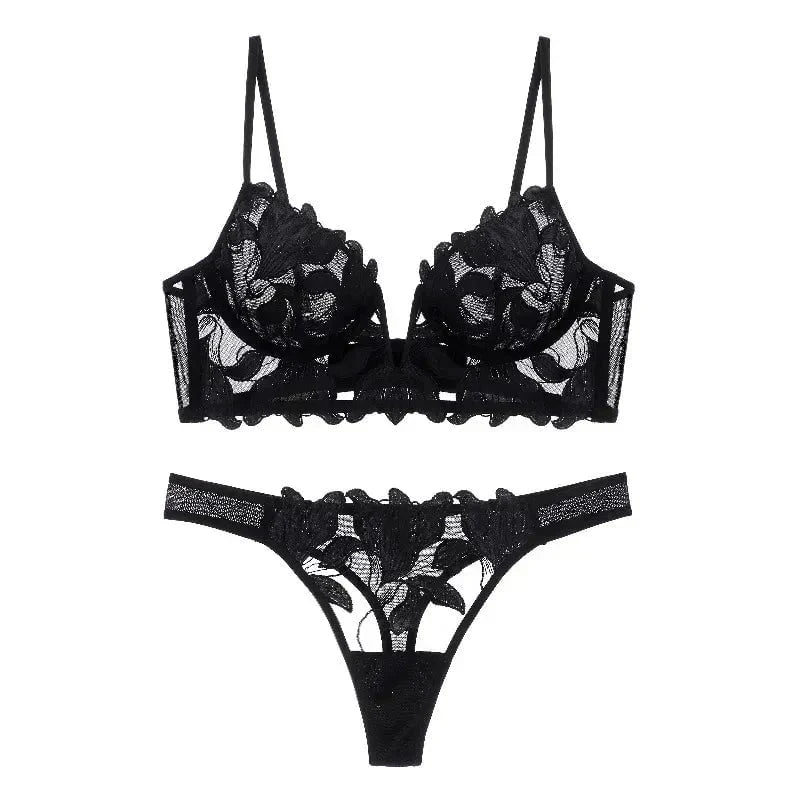 Luxe Lingerieset Met Franse Bloemenkant