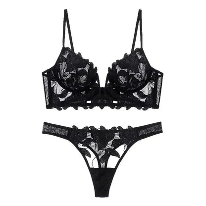 Luxe Lingerieset Met Franse Bloemenkant