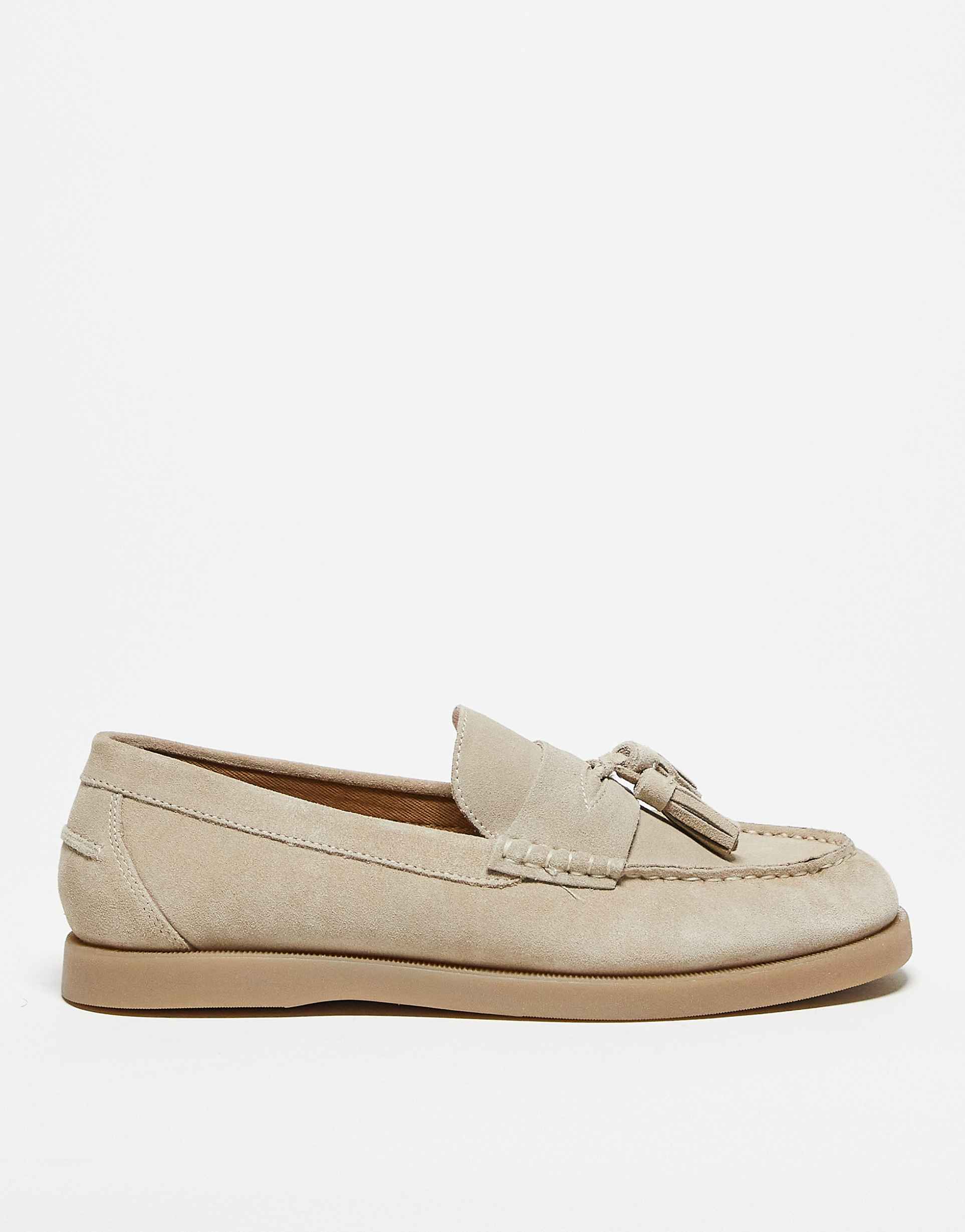 Luxe Suède Loafers met Kwastdetails