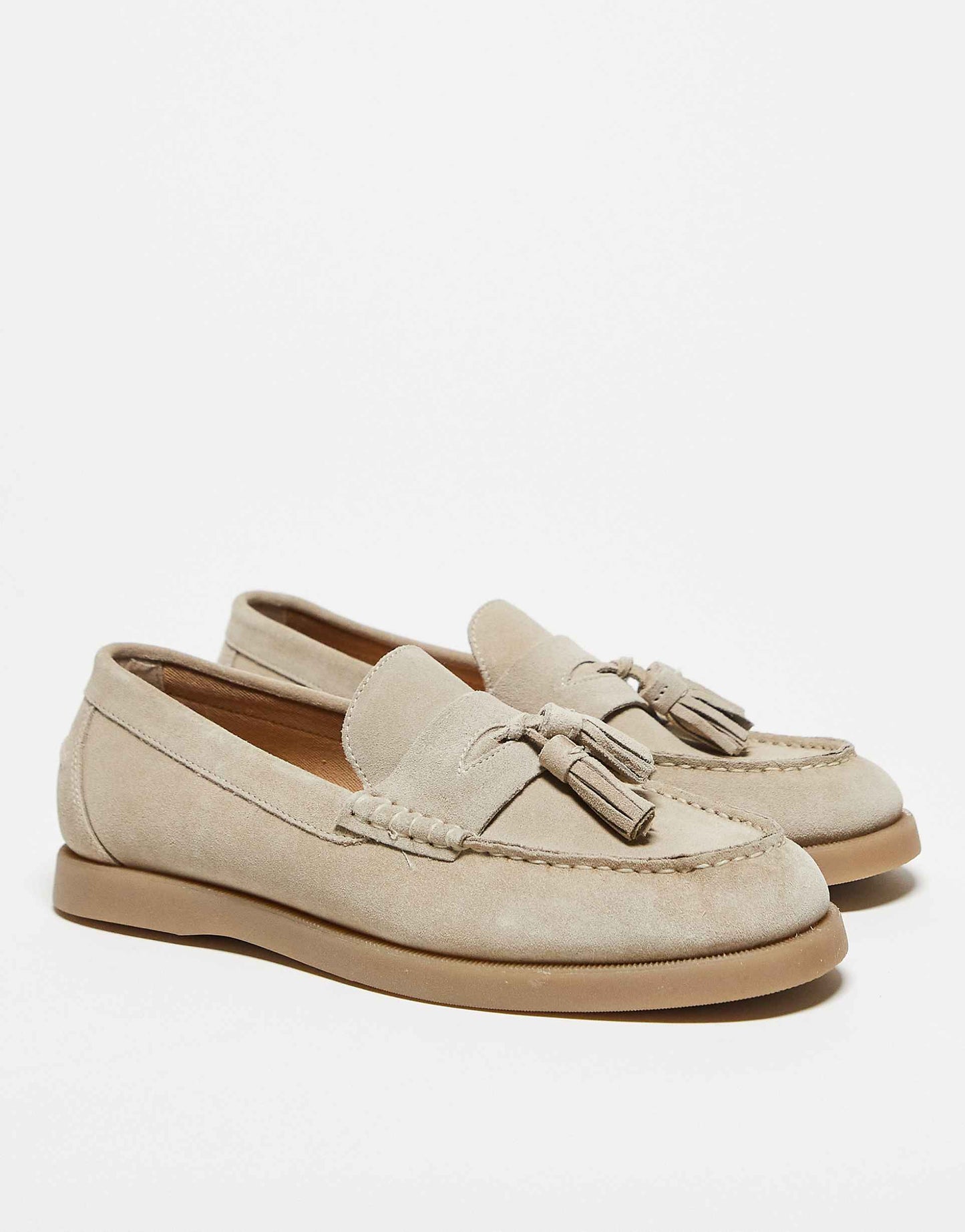 Luxe Suède Loafers met Kwastdetails