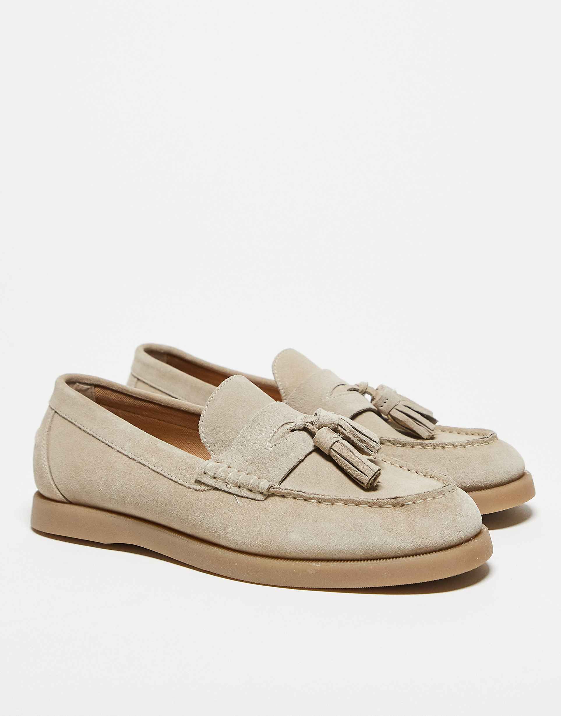 Luxe Suède Loafers met Kwastdetails