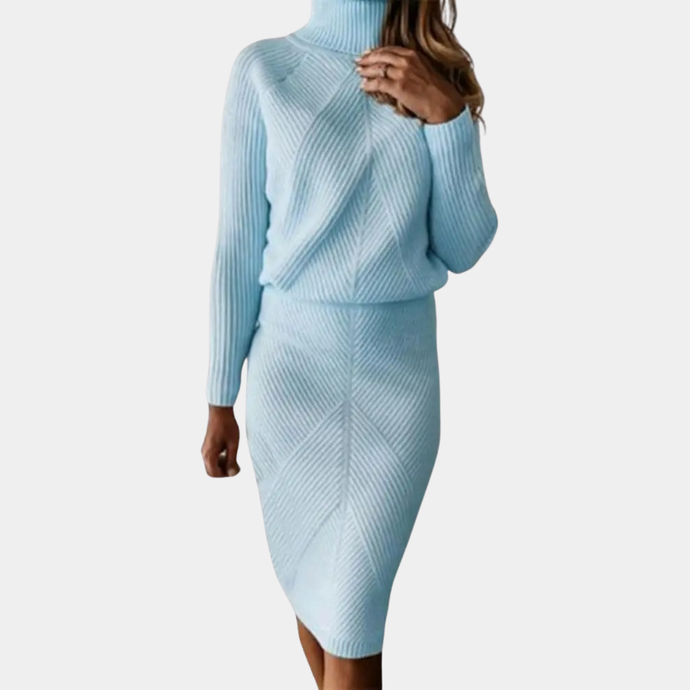 Macey Dames Coltrui-Jurk Wintermode