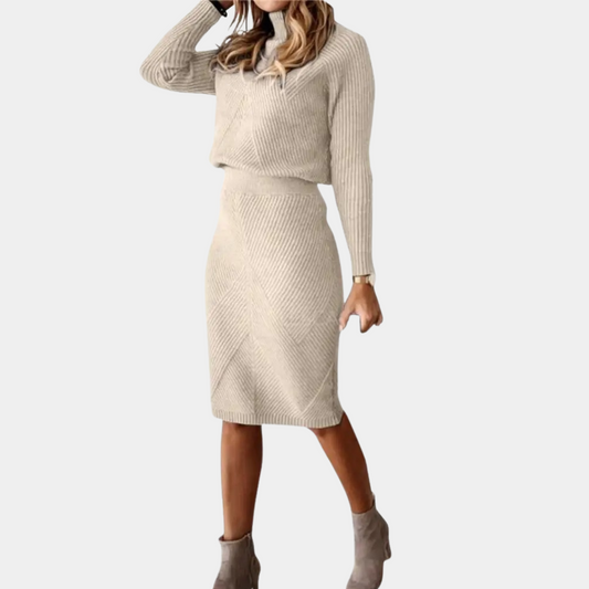 Macey Dames Coltrui-Jurk Wintermode
