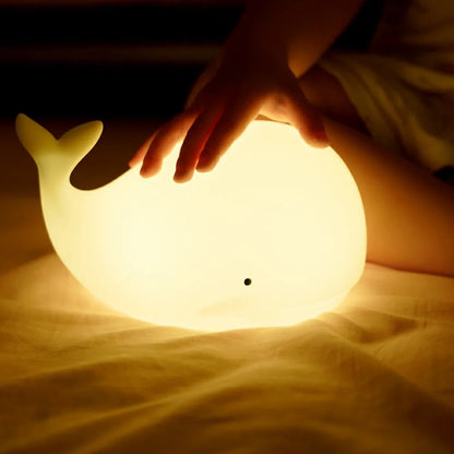 Magisch Verlichte Walvis Nachtlamp voor Kinderen