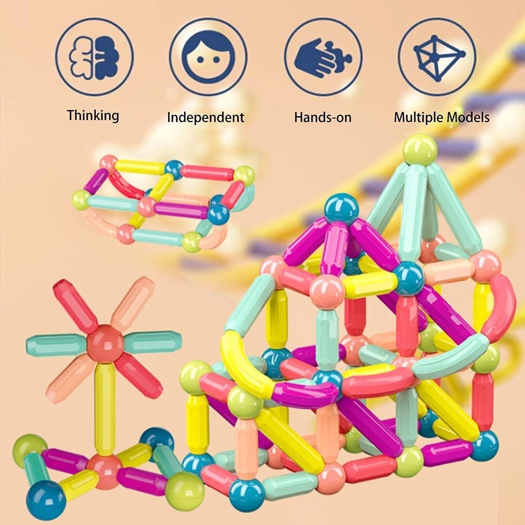 Magnetische Bouwstenen met Gratis Opbergbox