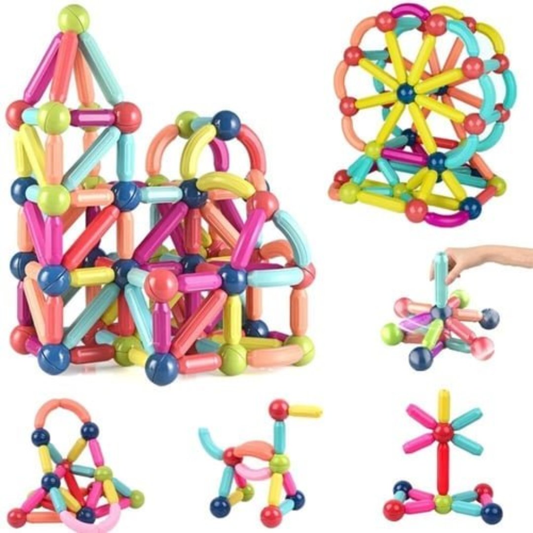 Magnetische Bouwstenen met Gratis Opbergbox