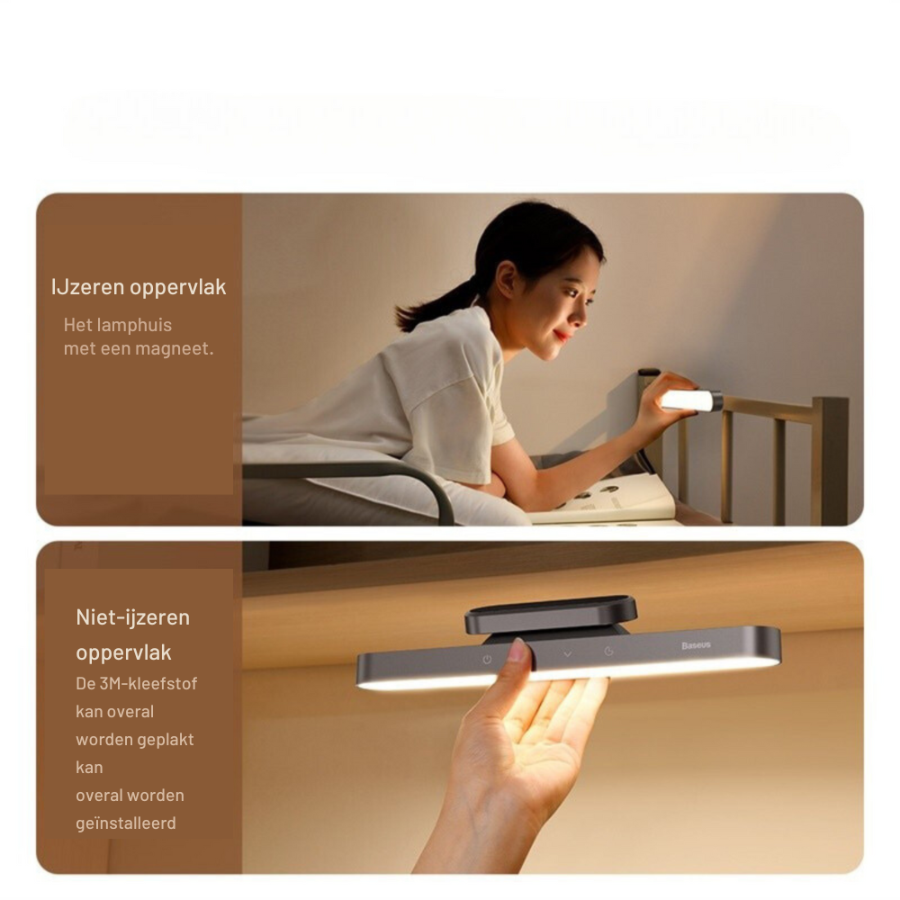 Magnetische LED Tafellamp met USB-oplaadfunctie