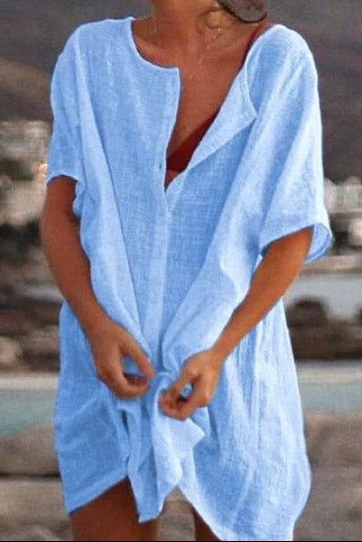 Mailyn Midi Zomerjurk Dames Elegantie