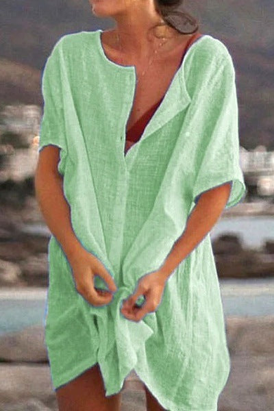Mailyn Midi Zomerjurk Dames Elegantie