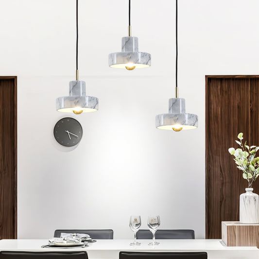 LueurMarble - Chique Marmeren Hanglamp voor Luxe Verlichting