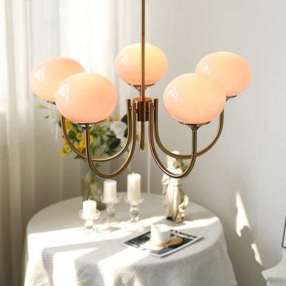 Glowing Delight - Lustre moderne en guimauve pour