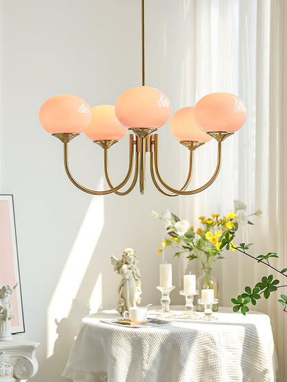 Glowing Delight - Lustre moderne en guimauve pour