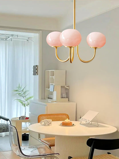 Glowing Delight - Lustre moderne en guimauve pour