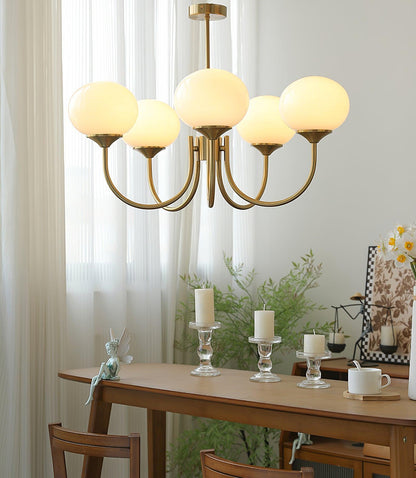 Glowing Delight - Lustre moderne en guimauve pour