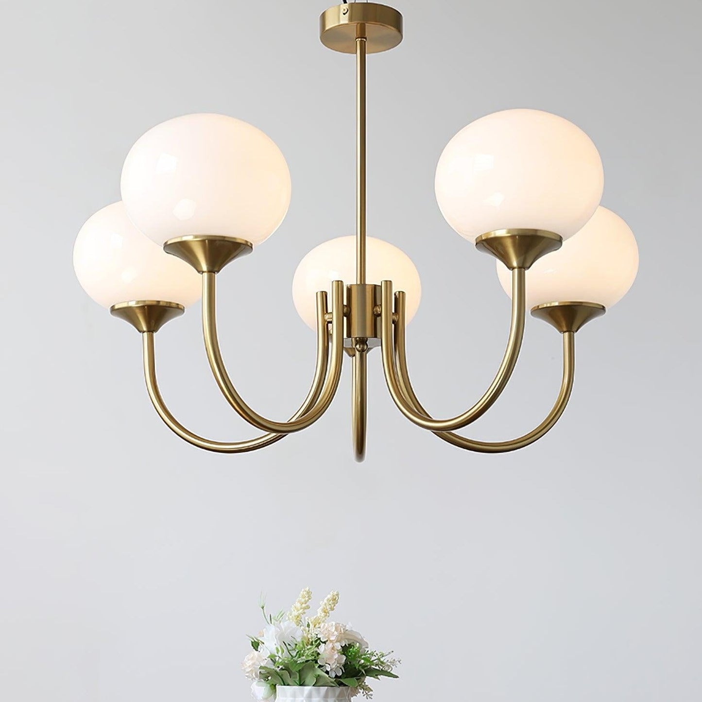 Glowing Delight - Lustre moderne en guimauve pour