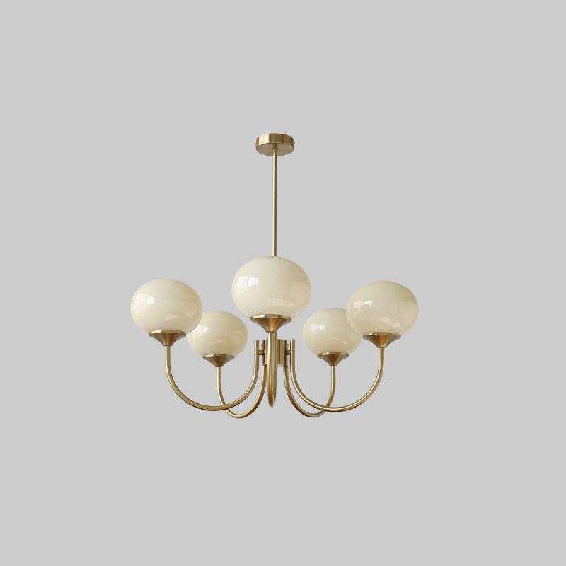 Glowing Delight - Lustre moderne en guimauve pour