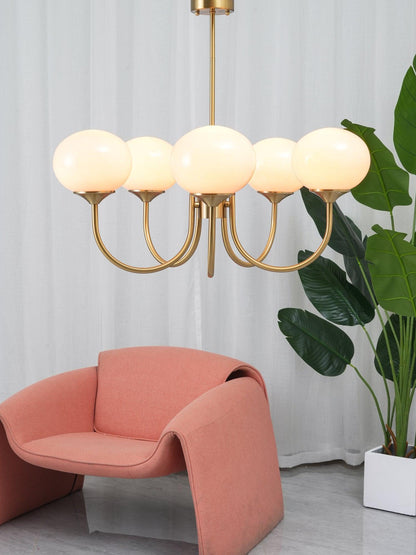 Glowing Delight - Lustre moderne en guimauve pour