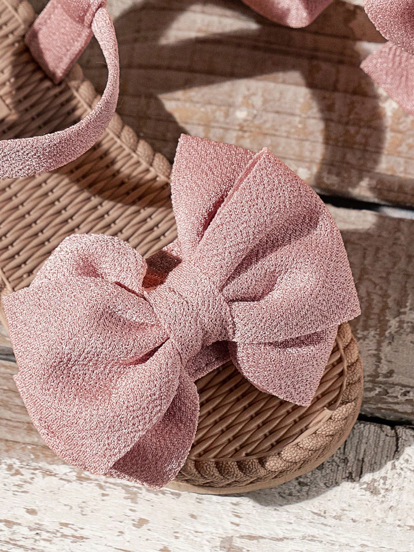 Matchende Moeder-Dochter Sandalen met Strik