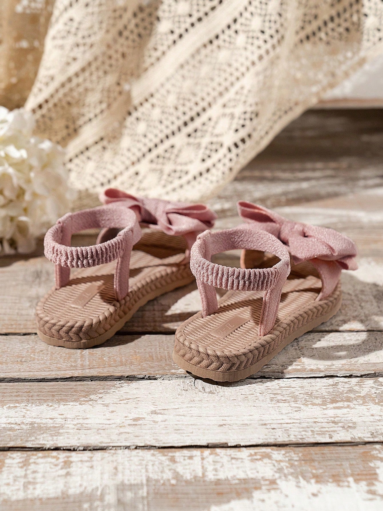 Matchende Moeder-Dochter Sandalen met Strik