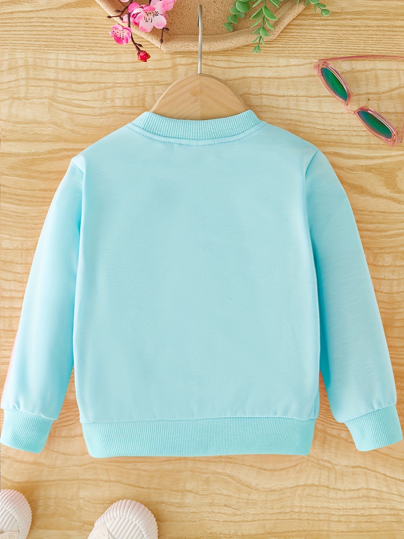 Meisjes Eenhoornprint Sweatshirt met Ronde Hals