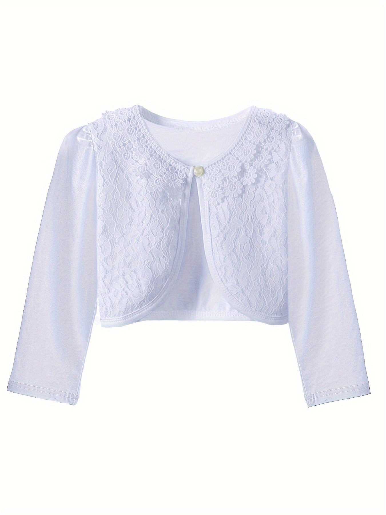 Meisjesvest met Kantdetails - Charmant Design
