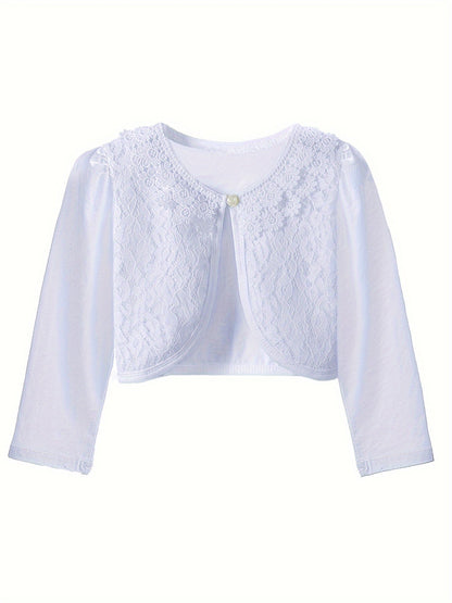 Meisjesvest met Kantdetails - Charmant Design
