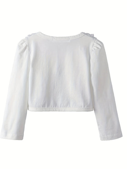 Meisjesvest met Kantdetails - Charmant Design