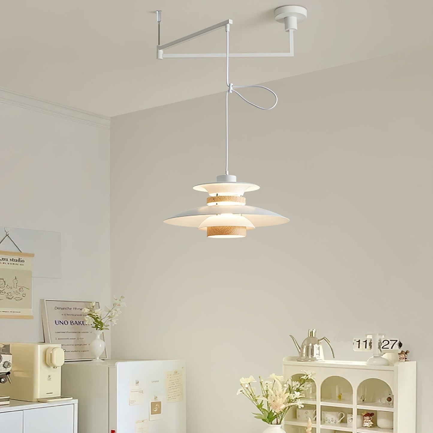 Mercero Hanglamp met Zwenkarm | Flexibele en Stijlvolle Verlichting