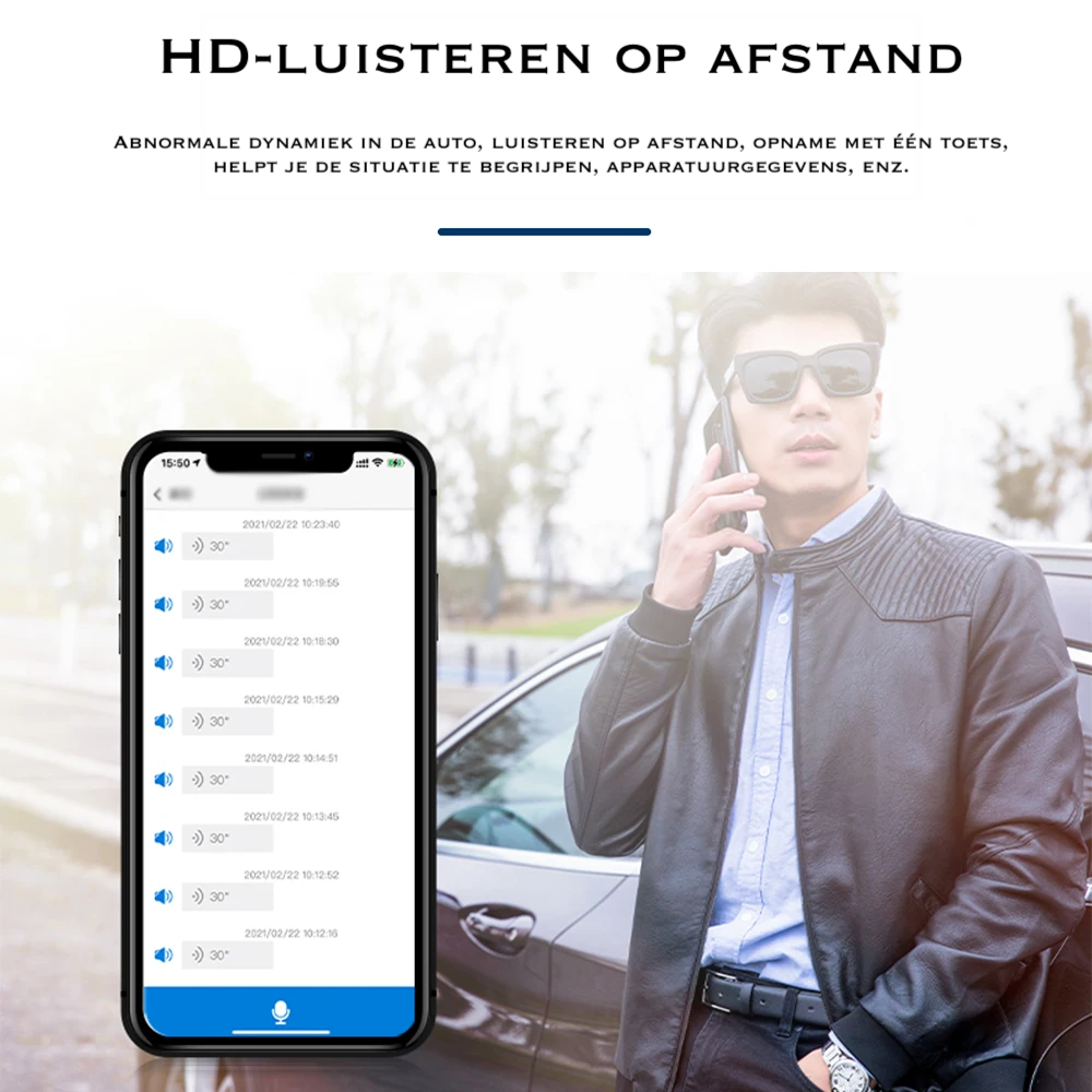 Micro GPS Tracker Magnetisch voor Auto en Spullen